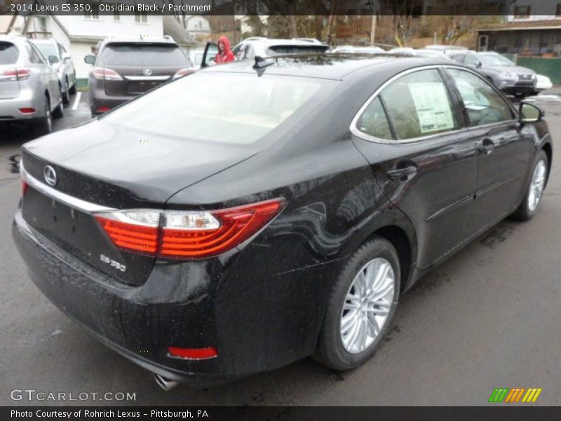 Obsidian Black / Parchment 2014 Lexus ES 350