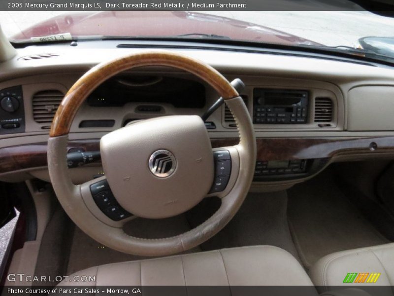 Dark Toreador Red Metallic / Medium Parchment 2005 Mercury Grand Marquis LS