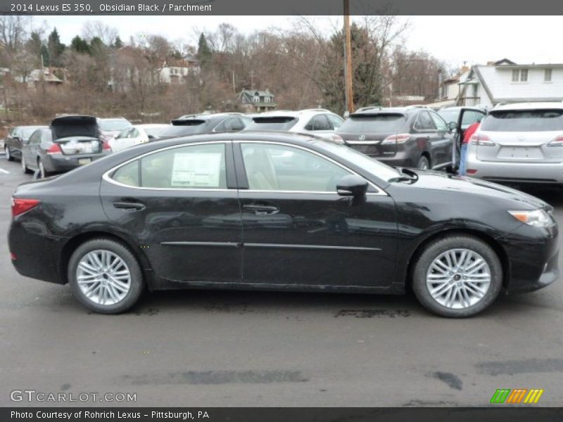 Obsidian Black / Parchment 2014 Lexus ES 350
