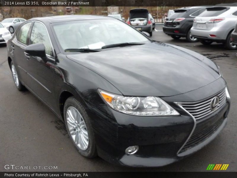 Obsidian Black / Parchment 2014 Lexus ES 350