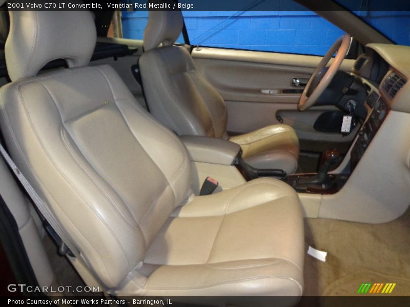 Venetian Red Metallic / Beige 2001 Volvo C70 LT Convertible