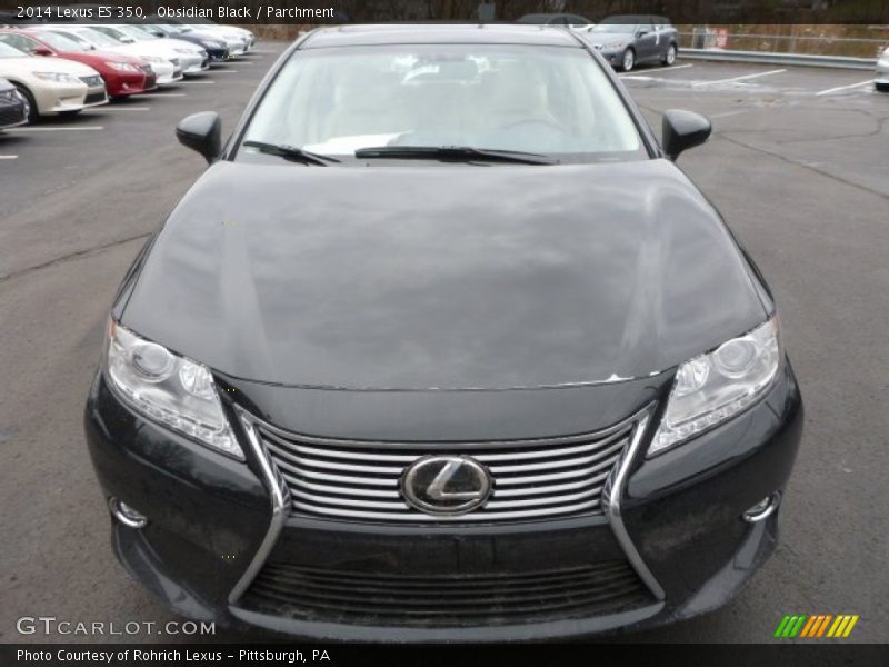 Obsidian Black / Parchment 2014 Lexus ES 350