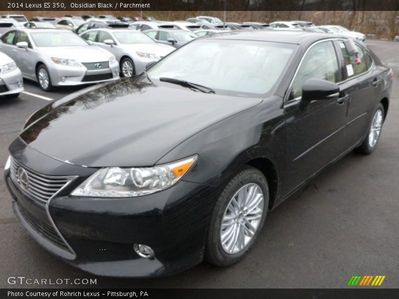 Obsidian Black / Parchment 2014 Lexus ES 350