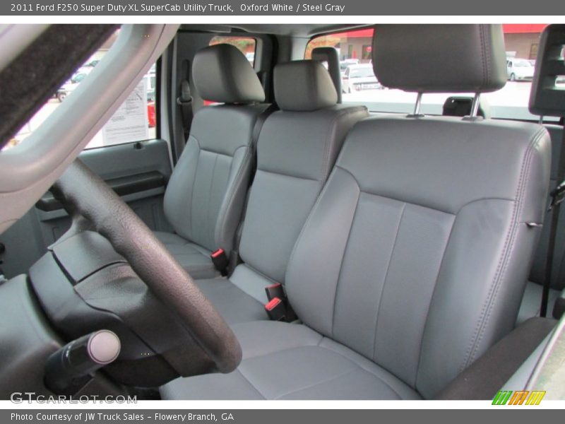 Oxford White / Steel Gray 2011 Ford F250 Super Duty XL SuperCab Utility Truck