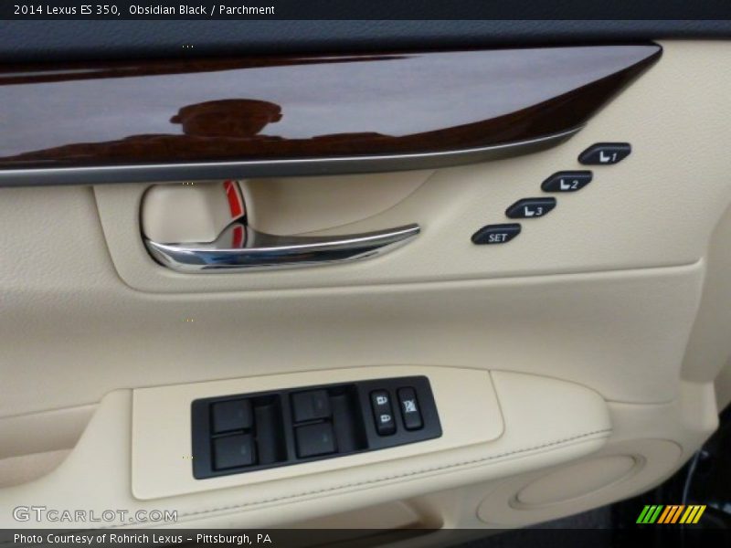 Obsidian Black / Parchment 2014 Lexus ES 350