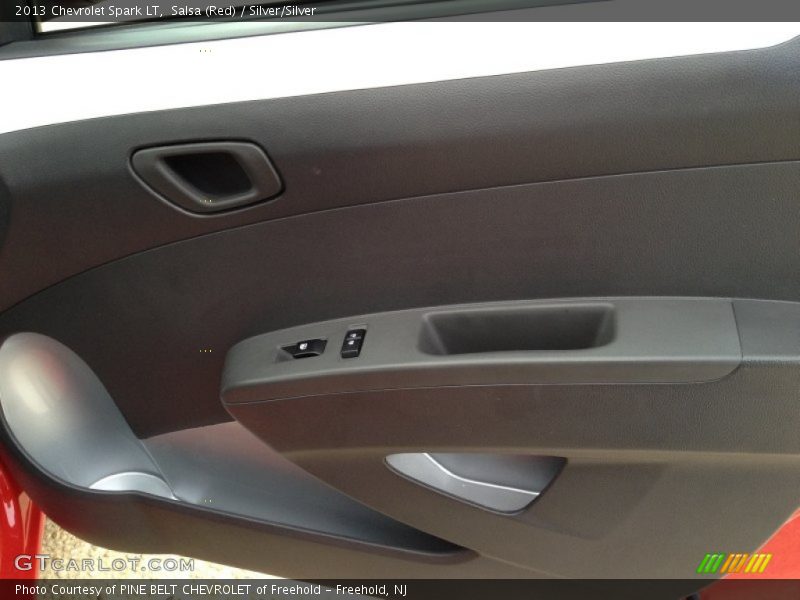 Salsa (Red) / Silver/Silver 2013 Chevrolet Spark LT