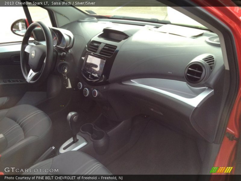 Salsa (Red) / Silver/Silver 2013 Chevrolet Spark LT