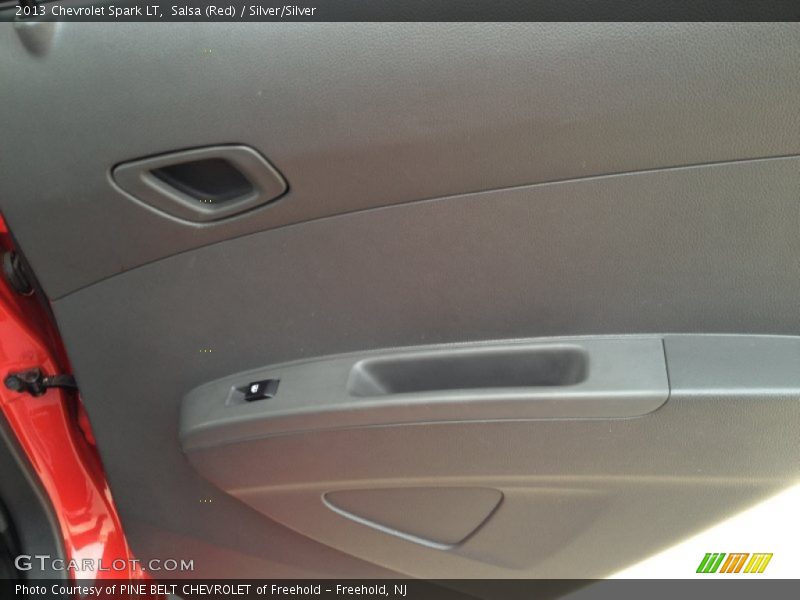 Salsa (Red) / Silver/Silver 2013 Chevrolet Spark LT