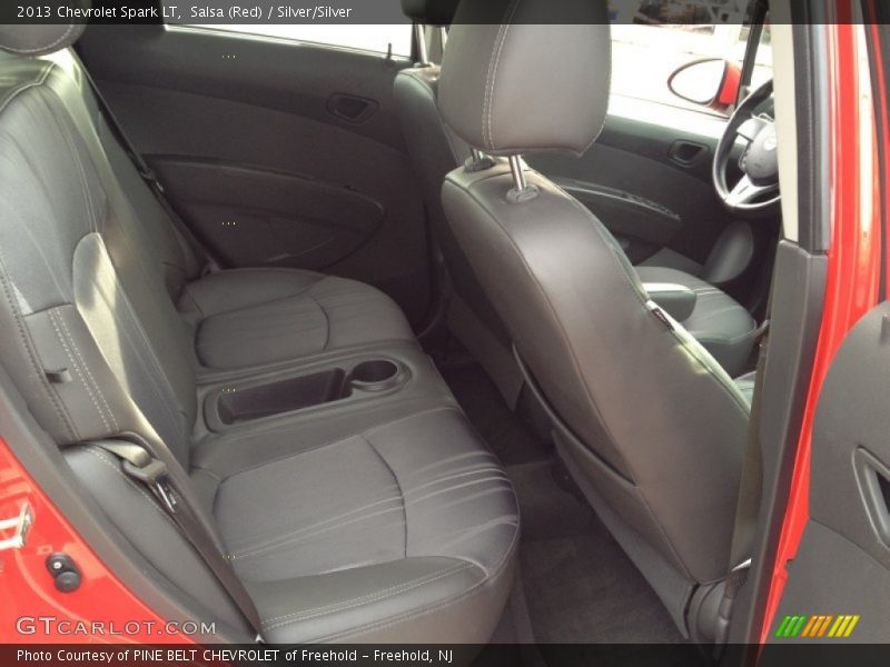 Salsa (Red) / Silver/Silver 2013 Chevrolet Spark LT