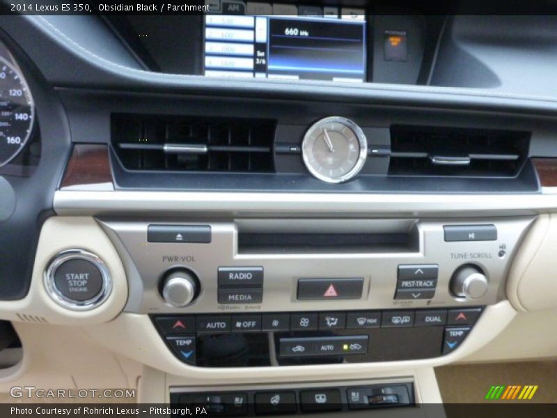 Obsidian Black / Parchment 2014 Lexus ES 350