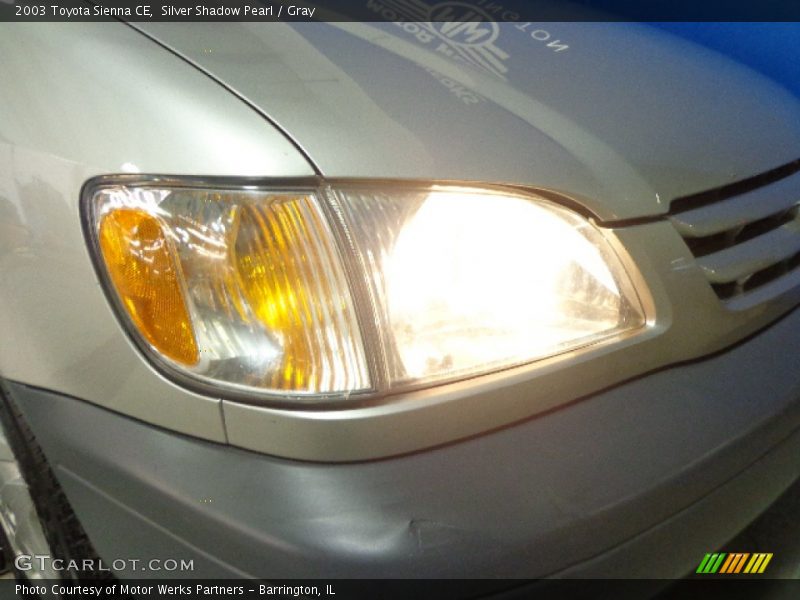Silver Shadow Pearl / Gray 2003 Toyota Sienna CE