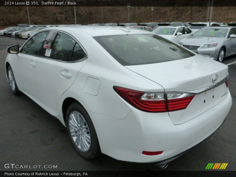 Starfire Pearl / Black 2014 Lexus ES 350