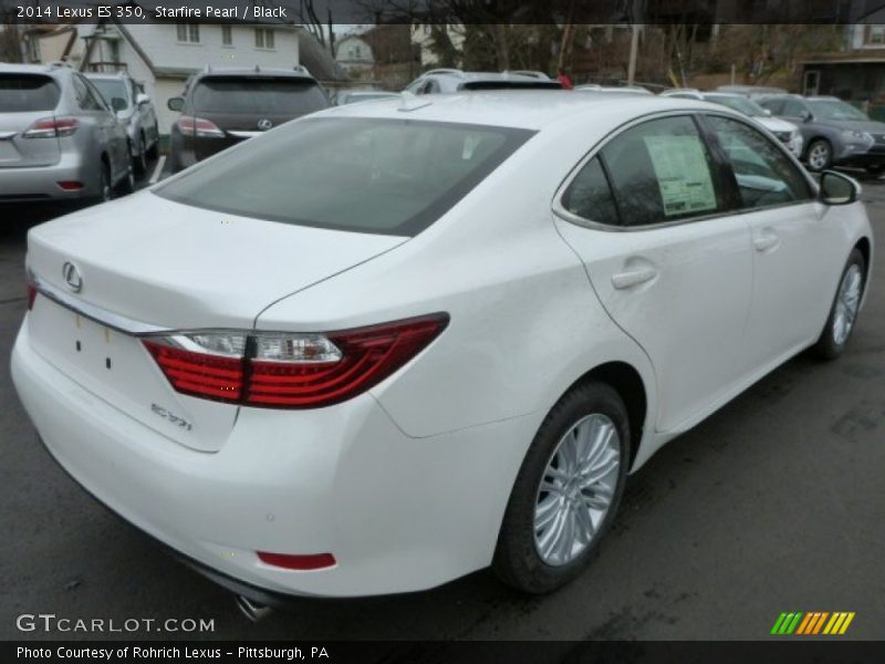 Starfire Pearl / Black 2014 Lexus ES 350