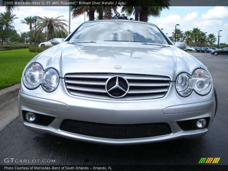 Brilliant Silver Metallic / Ash 2005 Mercedes-Benz SL 65 AMG Roadster