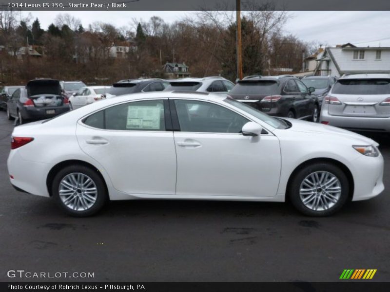 Starfire Pearl / Black 2014 Lexus ES 350