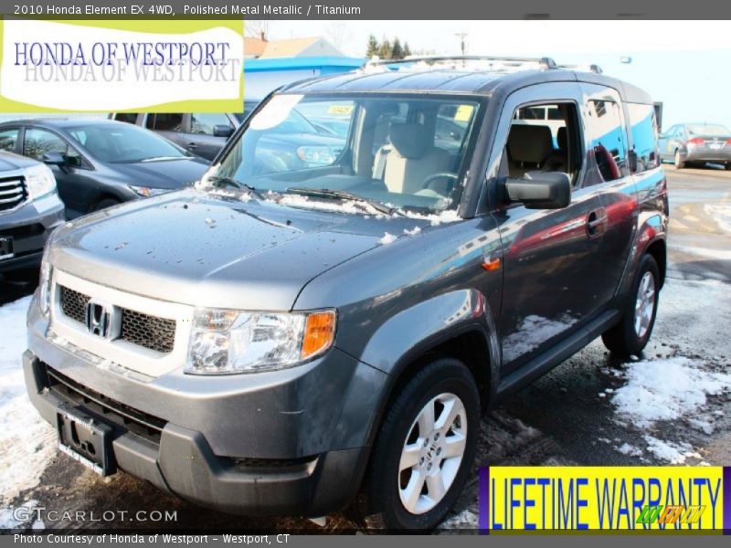 Polished Metal Metallic / Titanium 2010 Honda Element EX 4WD