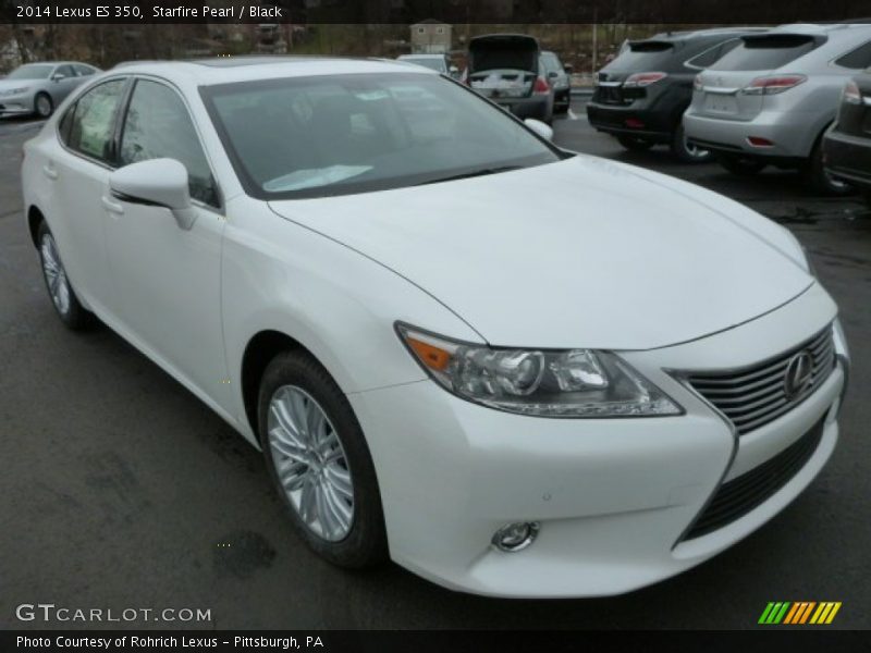 Starfire Pearl / Black 2014 Lexus ES 350
