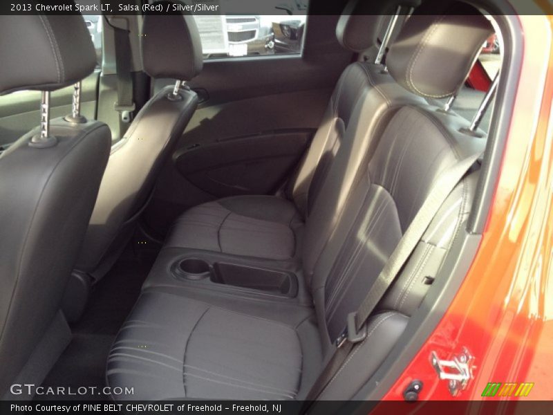 Salsa (Red) / Silver/Silver 2013 Chevrolet Spark LT