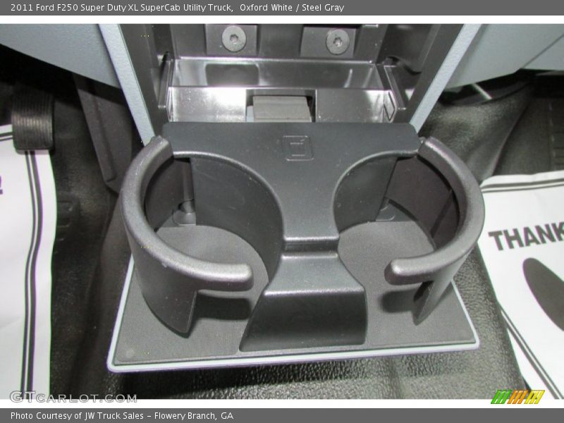 Oxford White / Steel Gray 2011 Ford F250 Super Duty XL SuperCab Utility Truck