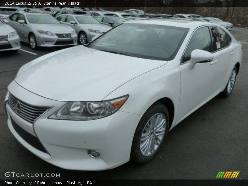 Starfire Pearl / Black 2014 Lexus ES 350