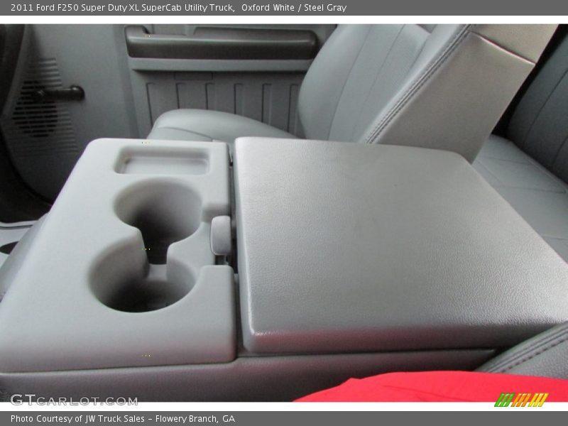 Oxford White / Steel Gray 2011 Ford F250 Super Duty XL SuperCab Utility Truck