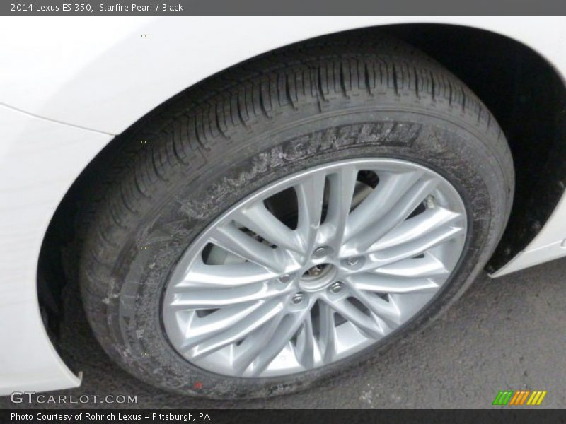 Starfire Pearl / Black 2014 Lexus ES 350