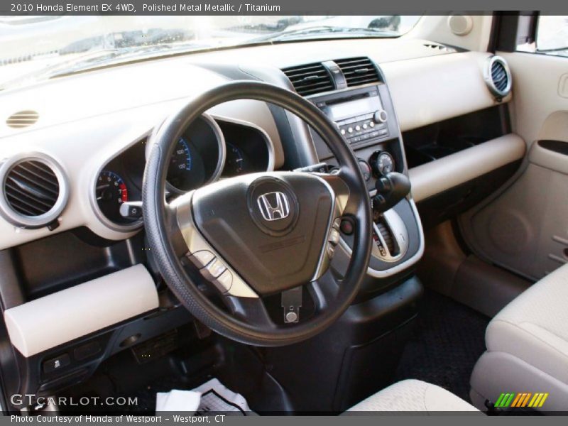 Polished Metal Metallic / Titanium 2010 Honda Element EX 4WD