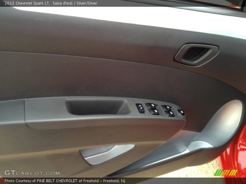 Salsa (Red) / Silver/Silver 2013 Chevrolet Spark LT