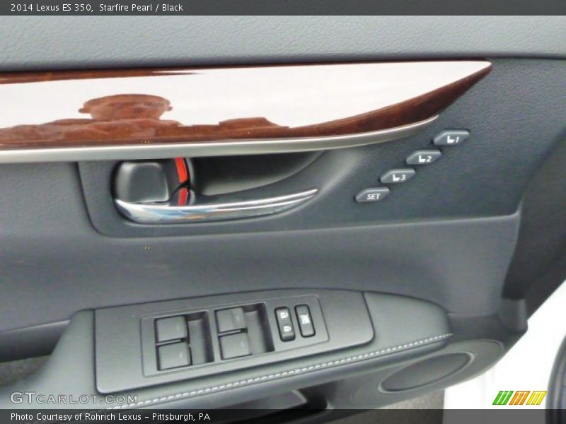 Starfire Pearl / Black 2014 Lexus ES 350
