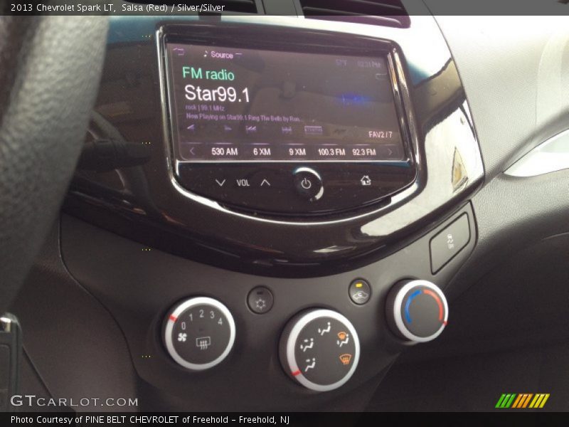 Salsa (Red) / Silver/Silver 2013 Chevrolet Spark LT