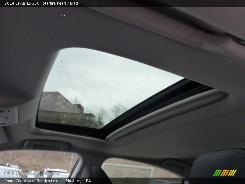 Starfire Pearl / Black 2014 Lexus ES 350