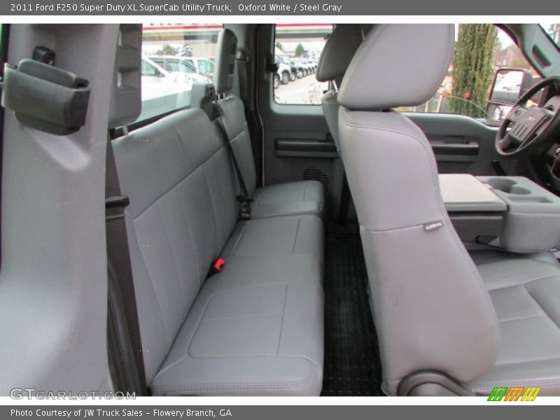 Oxford White / Steel Gray 2011 Ford F250 Super Duty XL SuperCab Utility Truck