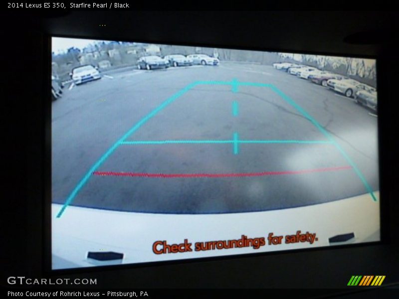 Starfire Pearl / Black 2014 Lexus ES 350