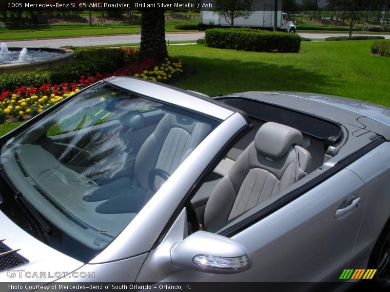 Brilliant Silver Metallic / Ash 2005 Mercedes-Benz SL 65 AMG Roadster