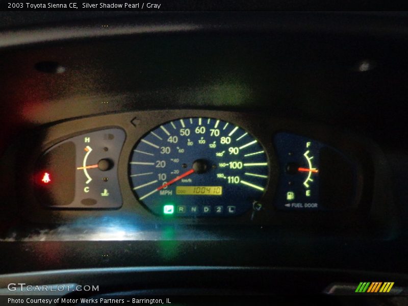 Silver Shadow Pearl / Gray 2003 Toyota Sienna CE