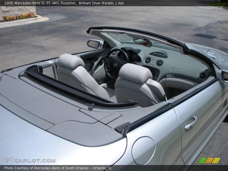 Brilliant Silver Metallic / Ash 2005 Mercedes-Benz SL 65 AMG Roadster