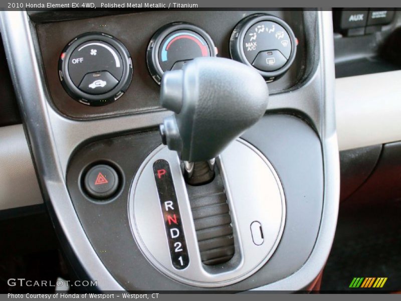 Polished Metal Metallic / Titanium 2010 Honda Element EX 4WD