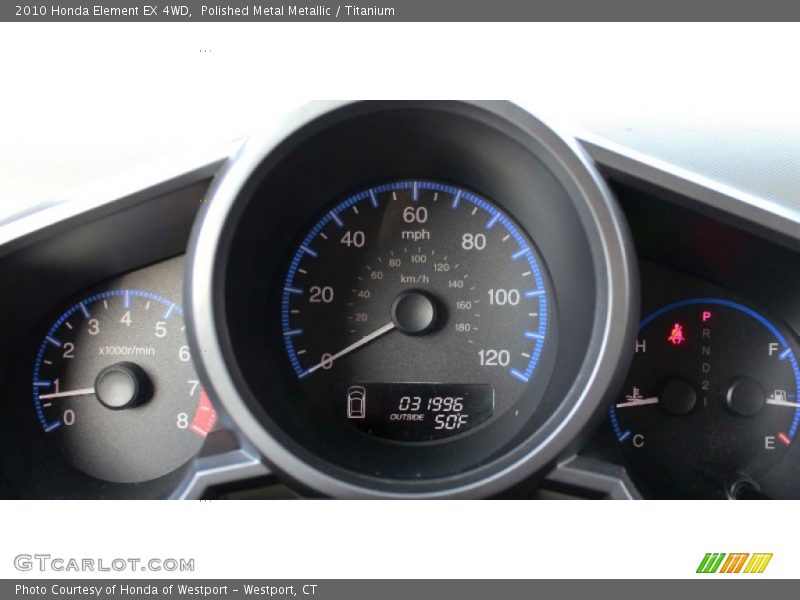 Polished Metal Metallic / Titanium 2010 Honda Element EX 4WD