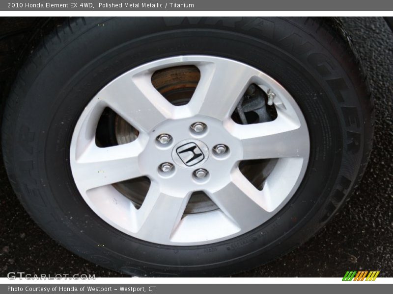 Polished Metal Metallic / Titanium 2010 Honda Element EX 4WD
