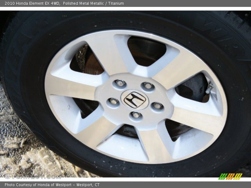 Polished Metal Metallic / Titanium 2010 Honda Element EX 4WD