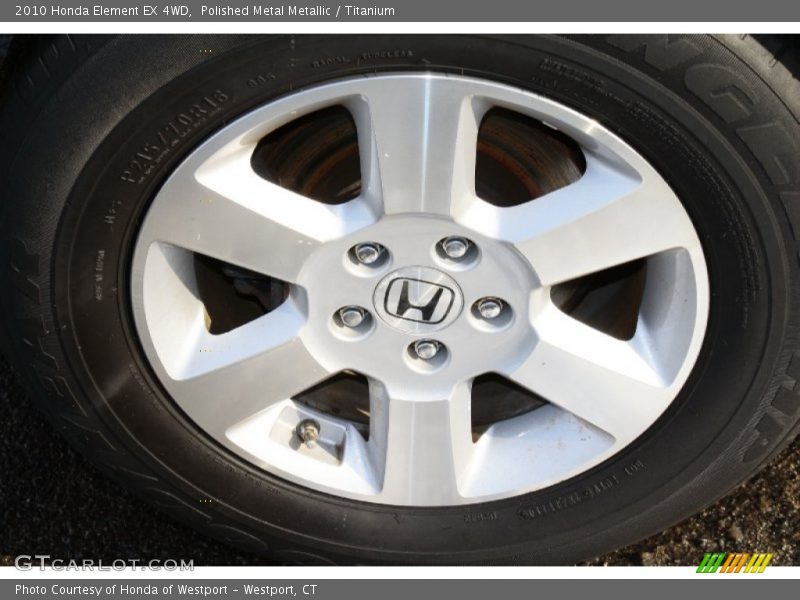 Polished Metal Metallic / Titanium 2010 Honda Element EX 4WD