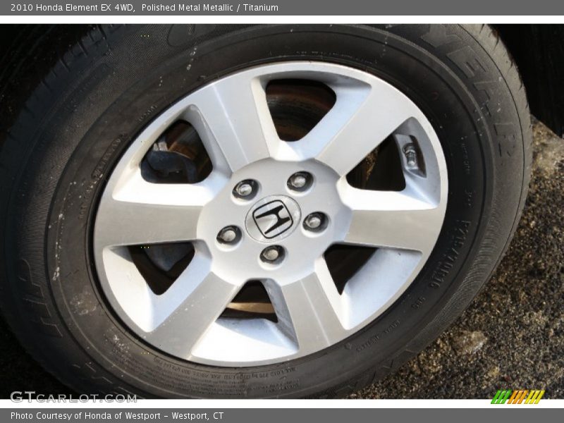 Polished Metal Metallic / Titanium 2010 Honda Element EX 4WD