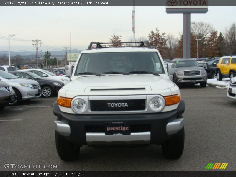 Iceberg White / Dark Charcoal 2012 Toyota FJ Cruiser 4WD