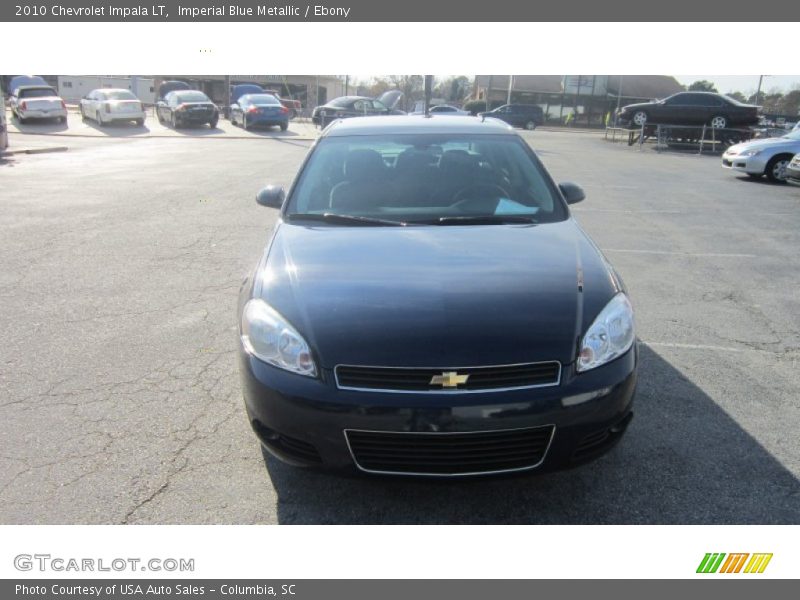 Imperial Blue Metallic / Ebony 2010 Chevrolet Impala LT