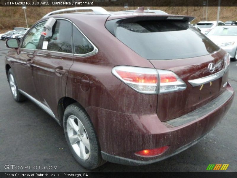 Claret Mica / Parchment 2014 Lexus RX 350 AWD