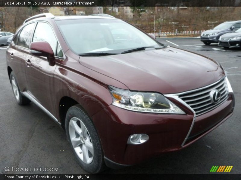 Claret Mica / Parchment 2014 Lexus RX 350 AWD