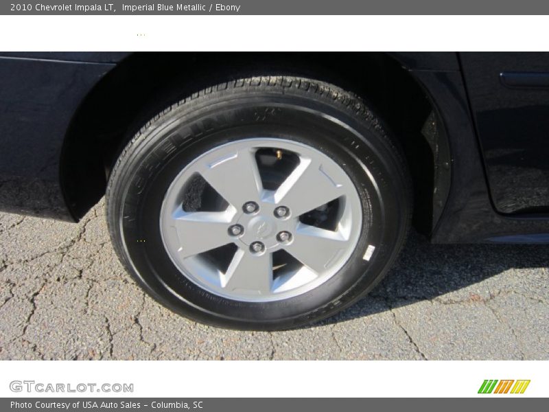 Imperial Blue Metallic / Ebony 2010 Chevrolet Impala LT