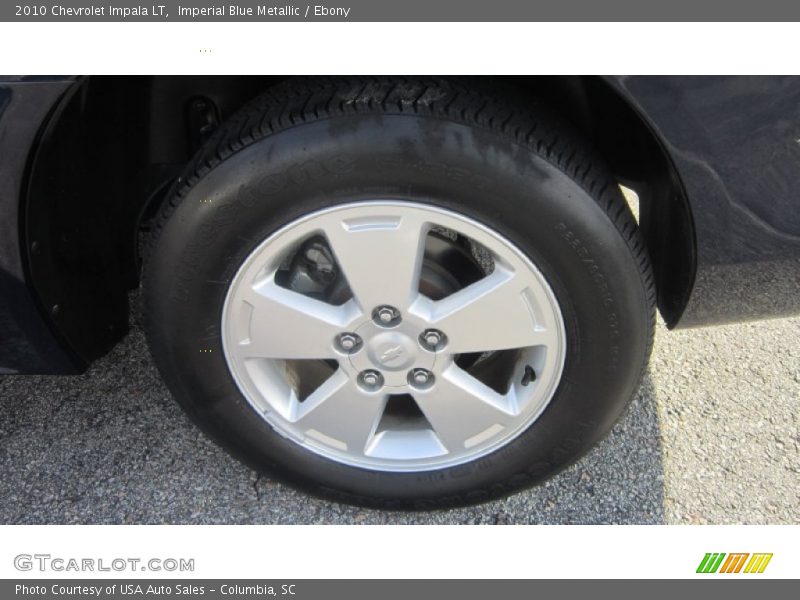 Imperial Blue Metallic / Ebony 2010 Chevrolet Impala LT