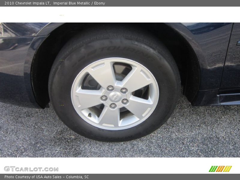 Imperial Blue Metallic / Ebony 2010 Chevrolet Impala LT
