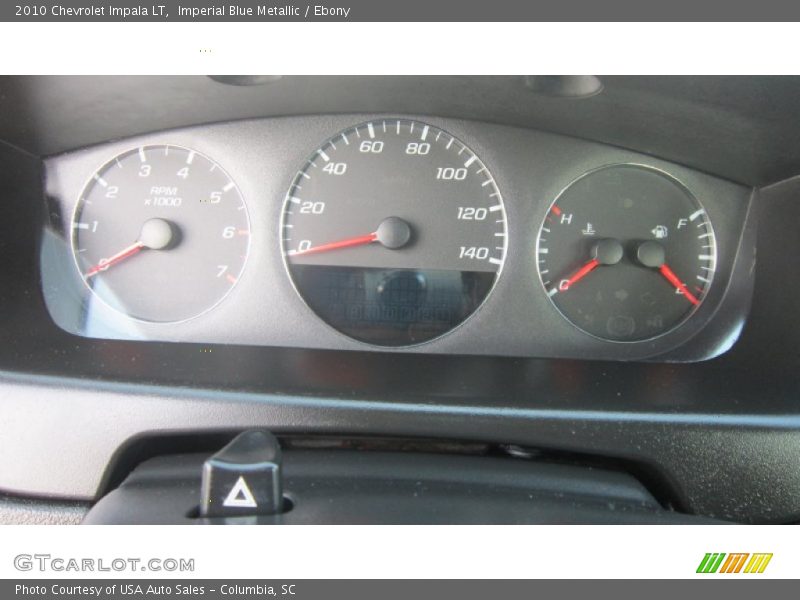 Imperial Blue Metallic / Ebony 2010 Chevrolet Impala LT